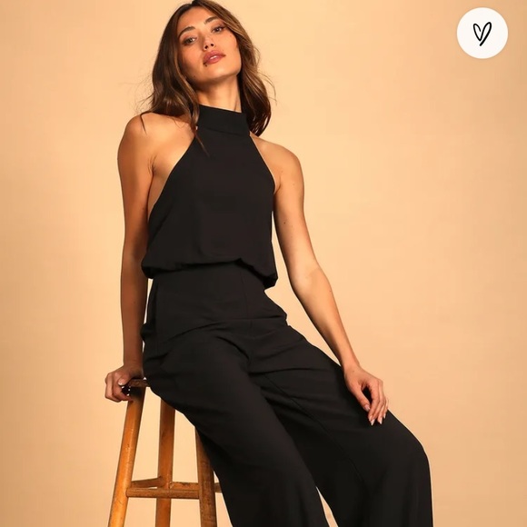 Lulus black jumpsuit - Picture 1 of 5
